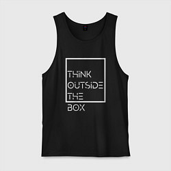 Мужская майка Think outside the box