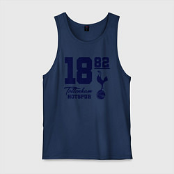 Майка мужская хлопок FC Tottenham 1882, цвет: тёмно-синий