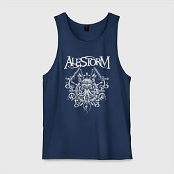 Майка мужская хлопок Alestorm: Pirate Bay, цвет: тёмно-синий