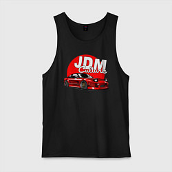 Майка мужская хлопок JDM Culture, цвет: черный