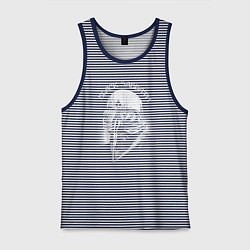 Майка мужская хлопок Black Sabbath: The Ultimate Collection, цвет: синяя тельняшка