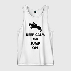 Мужская майка Keep Calm & Jump On