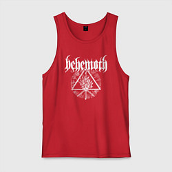 Майка мужская хлопок Behemoth, цвет: красный