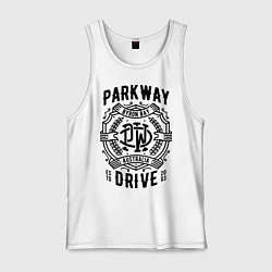 Майка мужская хлопок Parkway Drive: Australia, цвет: белый