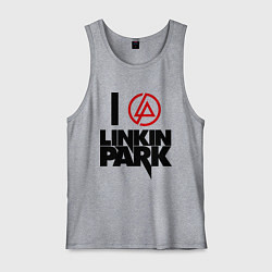 Мужская майка I love Linkin Park