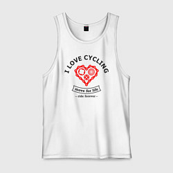 Мужская майка I Love Cycling