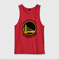 Майка мужская хлопок GOLDEN STATE WARRIORS, цвет: красный