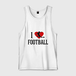 Мужская майка I love football