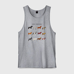 Мужская майка HORSE BREEDING