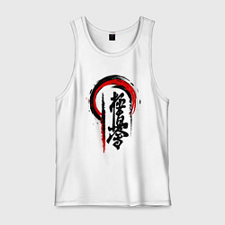 Майка мужская хлопок Kyokushinkai, цвет: белый