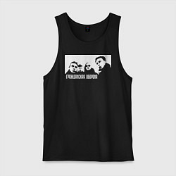 Майка мужская хлопок Егор Летов, цвет: черный