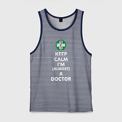 Мужская майка Keep calm I??m a doctor