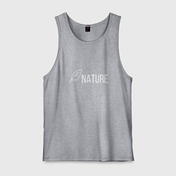 Майка мужская хлопок NATURE, цвет: меланж