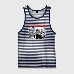 Майка мужская хлопок The Cranberries, цвет: синяя тельняшка