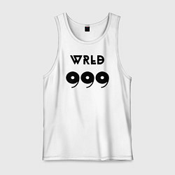 Майка мужская хлопок JUICE WRLD, цвет: белый