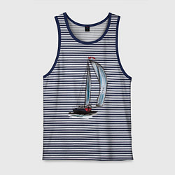 Мужская майка Парусник