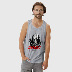 Майка мужская хлопок STAAAAARS!, цвет: меланж — фото 2