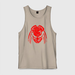 Майка мужская хлопок PREDATOR, цвет: миндальный