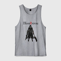 Майка мужская хлопок Bloodborne, цвет: меланж