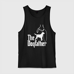 Мужская майка The Dogfather - пародия