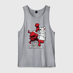 Мужская майка Свинка Пигги из Roblox