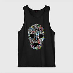 Мужская майка Tosh Cool skull