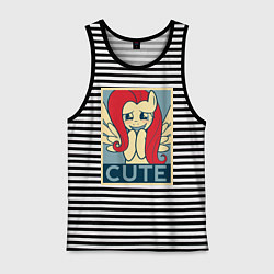 Мужская майка Fluttershy cute