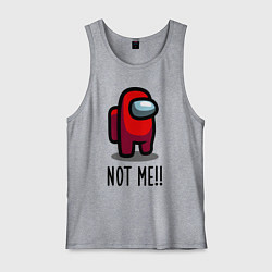 Мужская майка Among Us, Not Me!