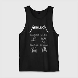 Мужская майка METALLICA АВТОГРАФЫ