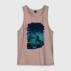 Мужская майка Конь