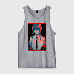 Мужская майка Макима человек бензопила Red