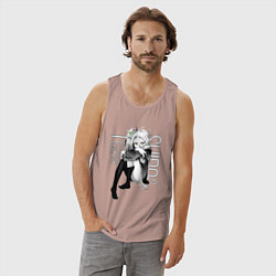 Майка мужская хлопок No Game No Life, цвет: пыльно-розовый — фото 2