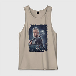 Майка мужская хлопок Рагнар, цвет: миндальный