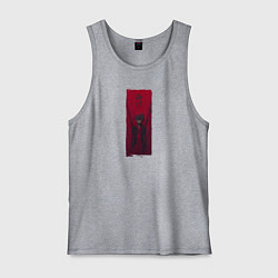 Майка мужская хлопок Девушки и Танки, цвет: меланж