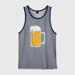 Мужская майка Beer Cat