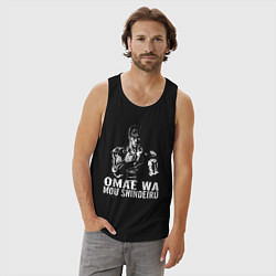 Майка мужская хлопок OMAE WA, цвет: черный — фото 2