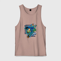 Мужская майка Майнкрафт Под водой