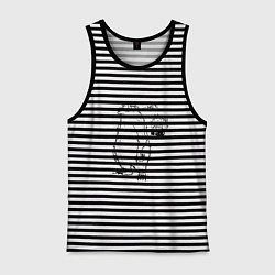 Мужская майка Курьер - Медведь и Трактор 2