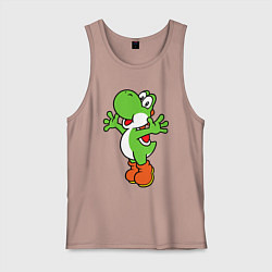 Майка мужская хлопок Yoshi, цвет: пыльно-розовый