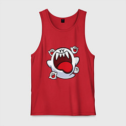 Майка мужская хлопок Mario Bu, цвет: красный