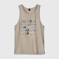 Мужская майка АВТОБРЕНДЫ ЛОГО