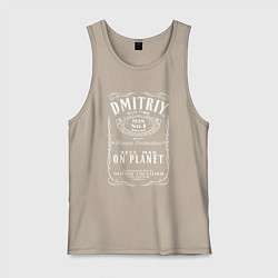 Мужская майка ДМИТРИЙ в стиле ДЖЕК ДЭНИЭЛС