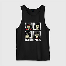 Мужская майка Ramones, Рамонес Портреты