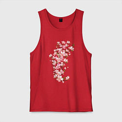 Мужская майка Весна Цветущая сакура Japan