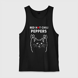 Мужская майка Red Hot Chili Peppers Рок кот