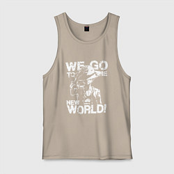 Мужская майка WE GO TO THE NEW WORLD ВАНПИС