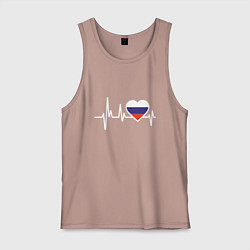 Мужская майка Пульс России