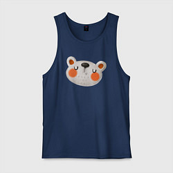 Мужская майка Мордочка мишки