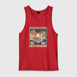 Мужская майка Биткоин против доллара Афиша Dollar vs Bitcoin