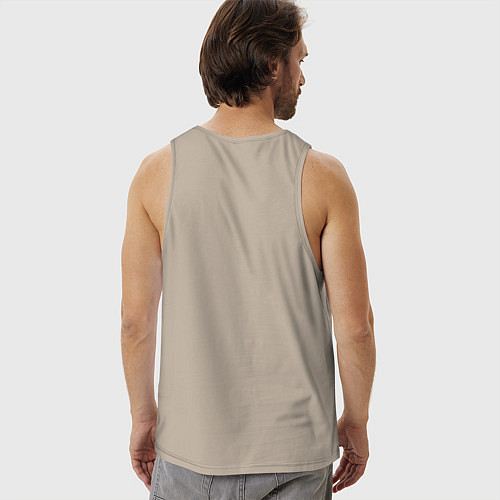 Мужская майка Нереальный Тимофей Unreal Timofey / Миндальный – фото 4